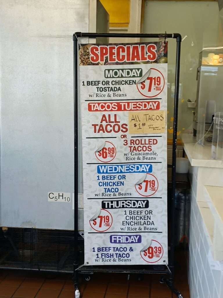 El Puerto Taco Shop menu 3